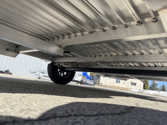 New 2025 Black Rhino LSS612A Aluminum Utility Trailer w/ Bi-Fold Gate