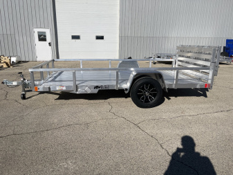 New 2025 Black Rhino LSS612A Aluminum Utility Trailer w/ Bi-Fold Gate