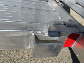 New 2025 Black Rhino LSS612A Aluminum Utility Trailer w/ Bi-Fold Gate