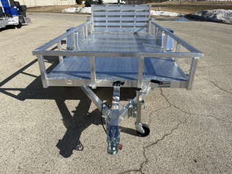 New 2025 Black Rhino LSS612A Aluminum Utility Trailer w/ Bi-Fold Gate