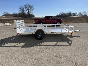 New 2025 Black Rhino LSS612A Aluminum Utility Trailer w/ Bi-Fold Gate