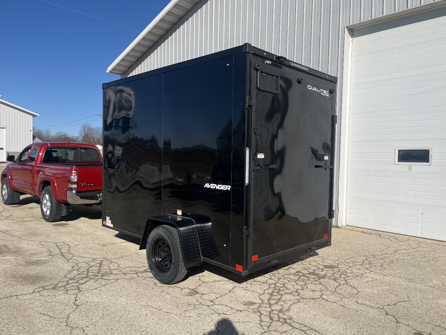 New 2025 Qualitec Steel 6'x10'+24" Avenger Cargo / Enclosed Trailer