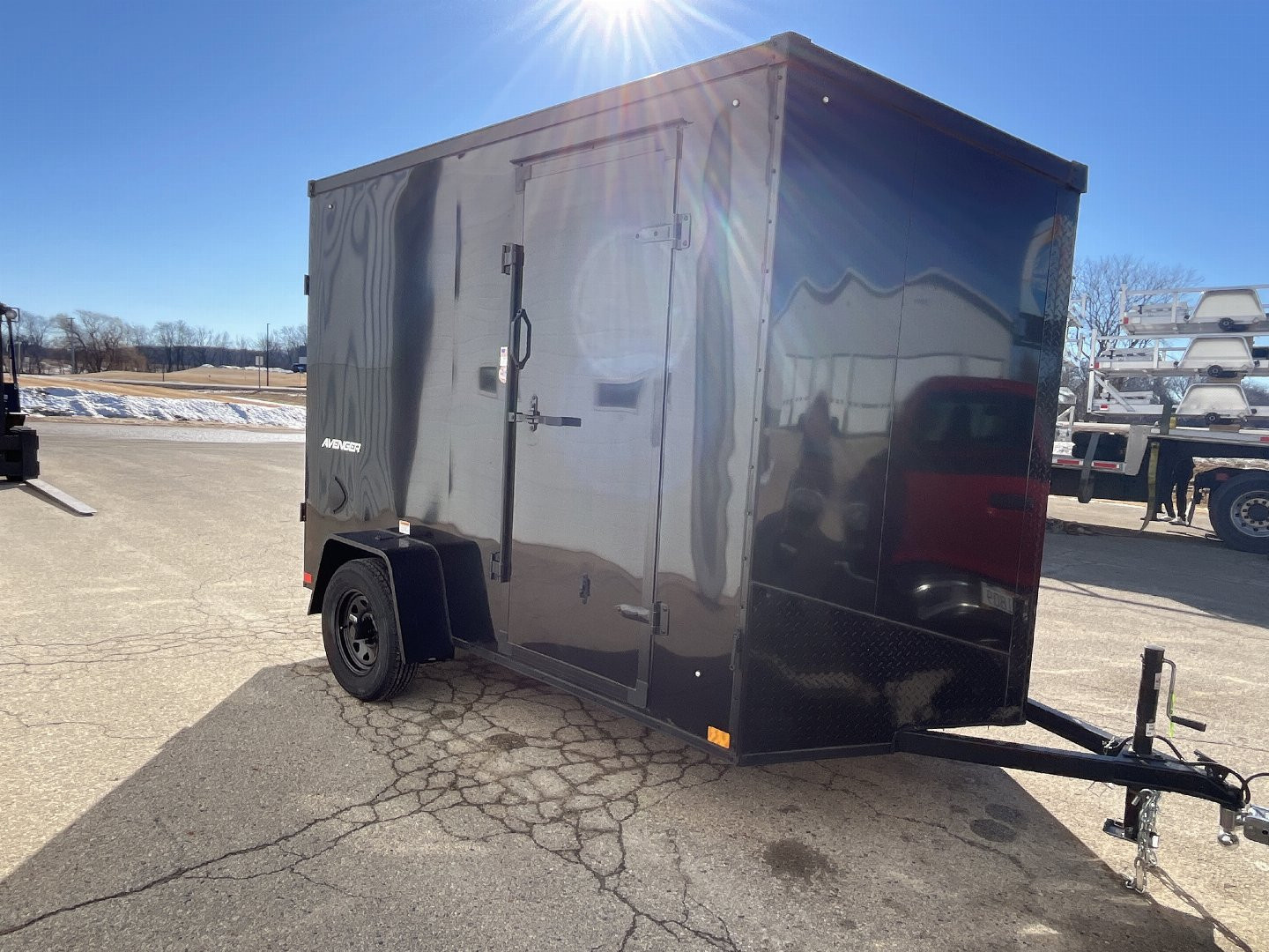 New 2025 Qualitec Steel 6'x10'+24" Avenger Cargo / Enclosed Trailer