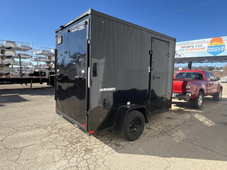 New 2025 Qualitec Steel 6'x10'+24" Avenger Cargo / Enclosed Trailer
