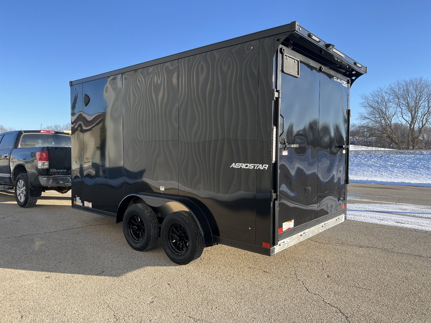 New 2025 Qualitec Aluminum 7.5x14'+30"V Aerostar, by Stealth Cargo / Enclosed Trailer