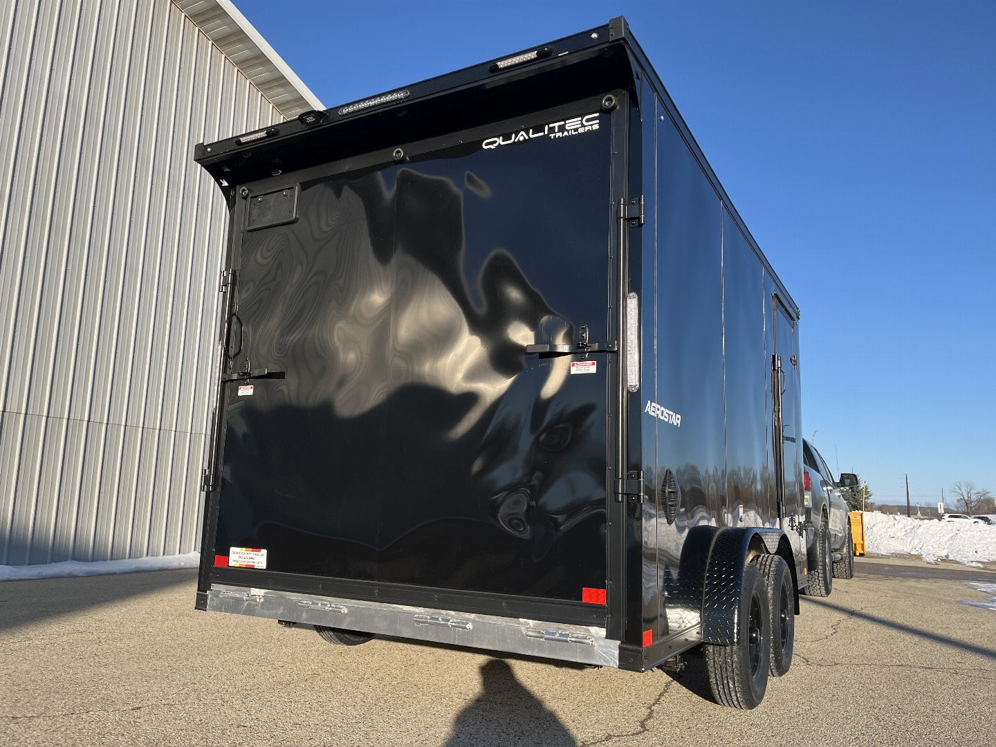 New 2025 Qualitec Aluminum 7.5x14'+30"V Aerostar, by Stealth Cargo / Enclosed Trailer