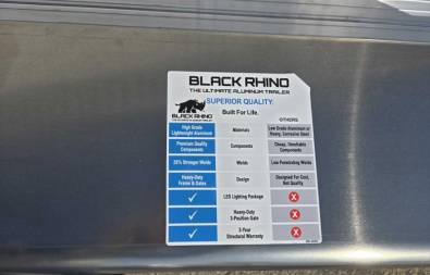 New Black Rhino - Order Your Customized Aluminum Utility Trailer
