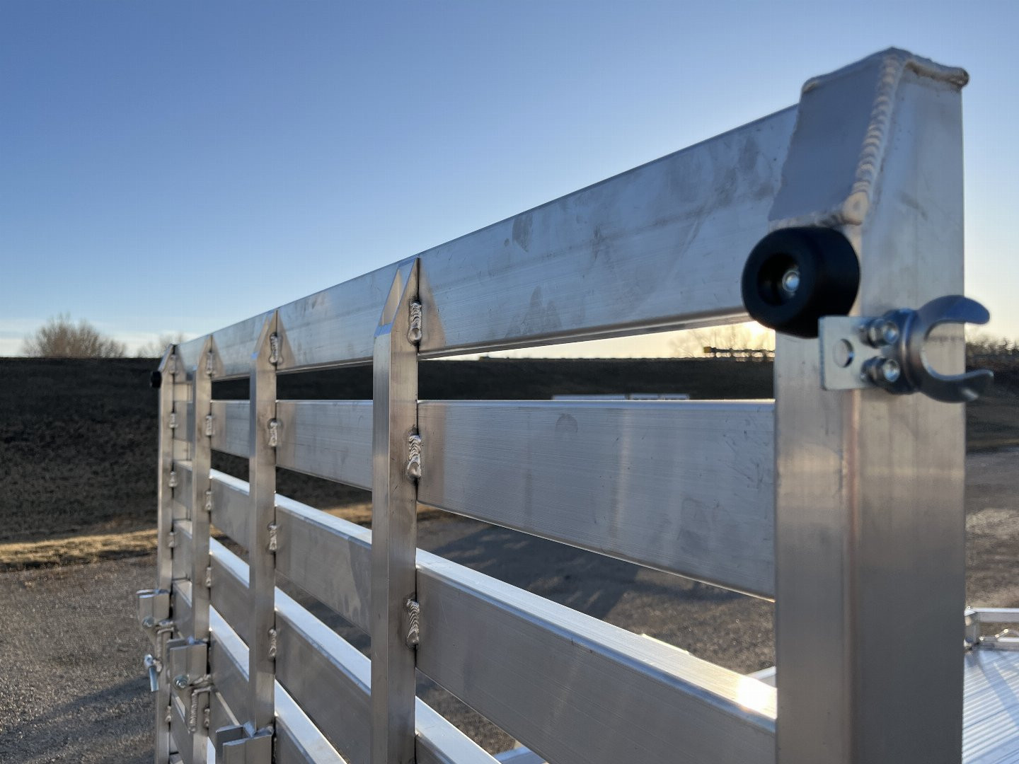 New 2025 Black Rhino Low Pro LPS7812A Aluminum ATV Trailer w/ Bi-Fold Gate