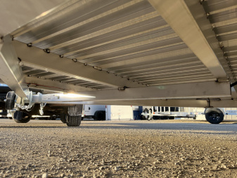 New 2025 Black Rhino Low Pro LPS7812A Aluminum ATV Trailer w/ Bi-Fold Gate