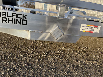 New 2025 Black Rhino Low Pro LPS7812A Aluminum ATV Trailer w/ Bi-Fold Gate