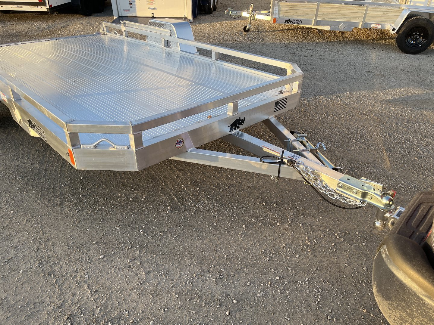 New 2025 Black Rhino Low Pro LPS7812A Aluminum ATV Trailer