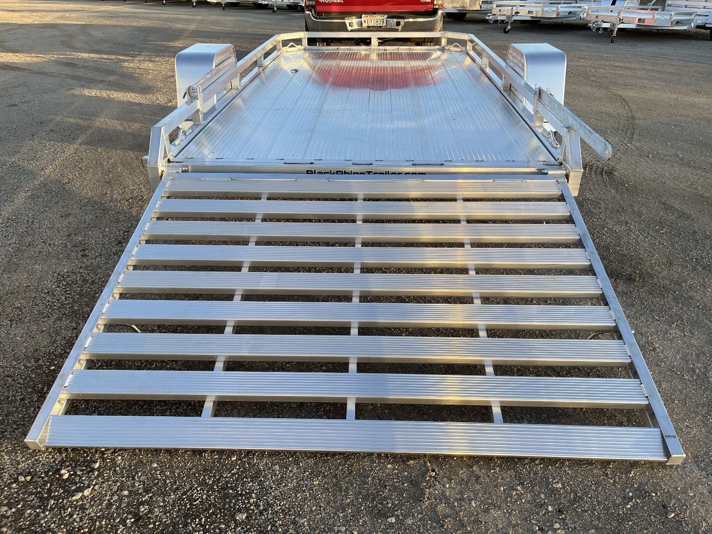 New 2025 Black Rhino Low Pro LPS7812A Aluminum ATV Trailer
