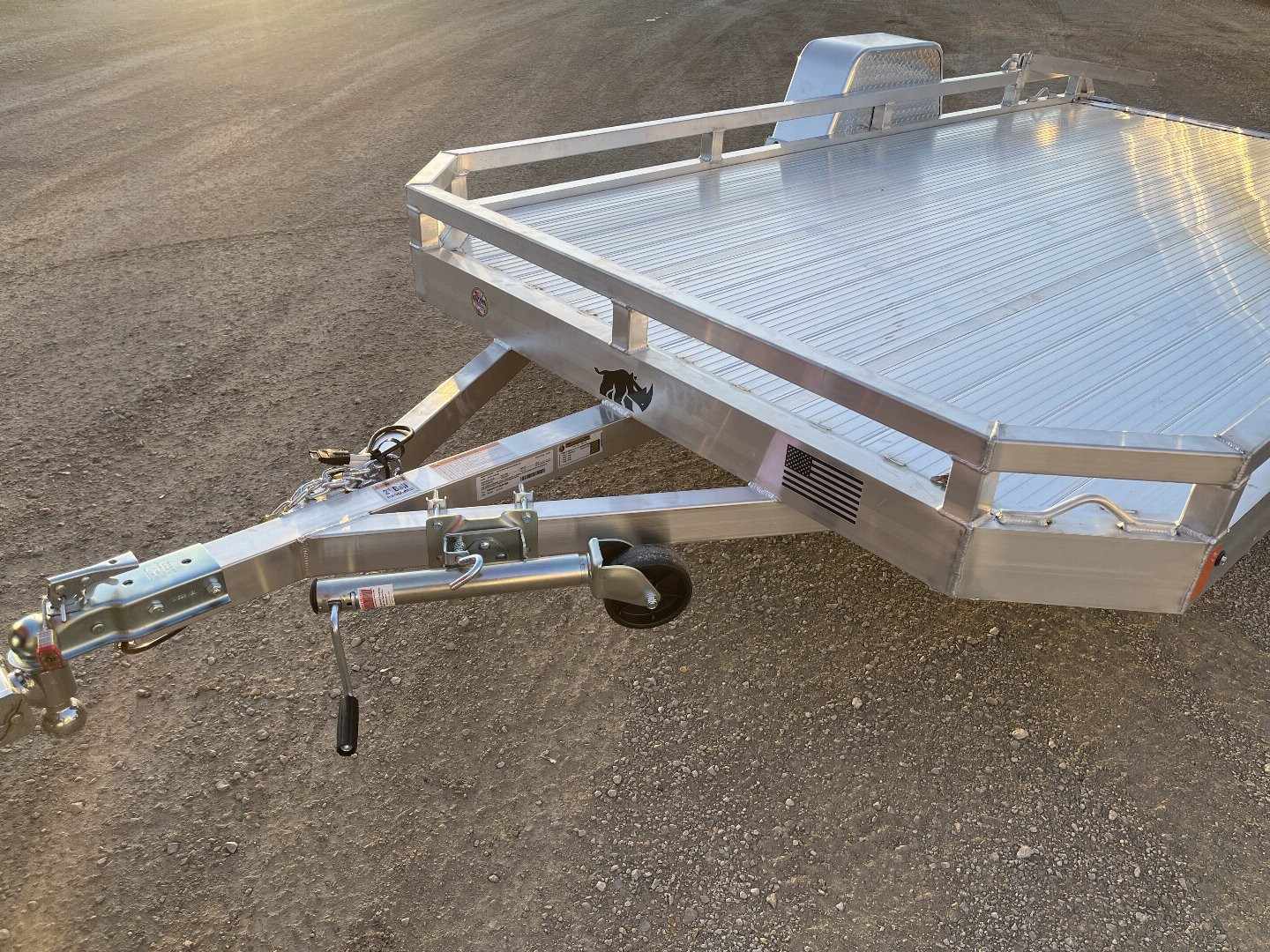 New 2025 Black Rhino Low Pro LPS7812A Aluminum ATV Trailer