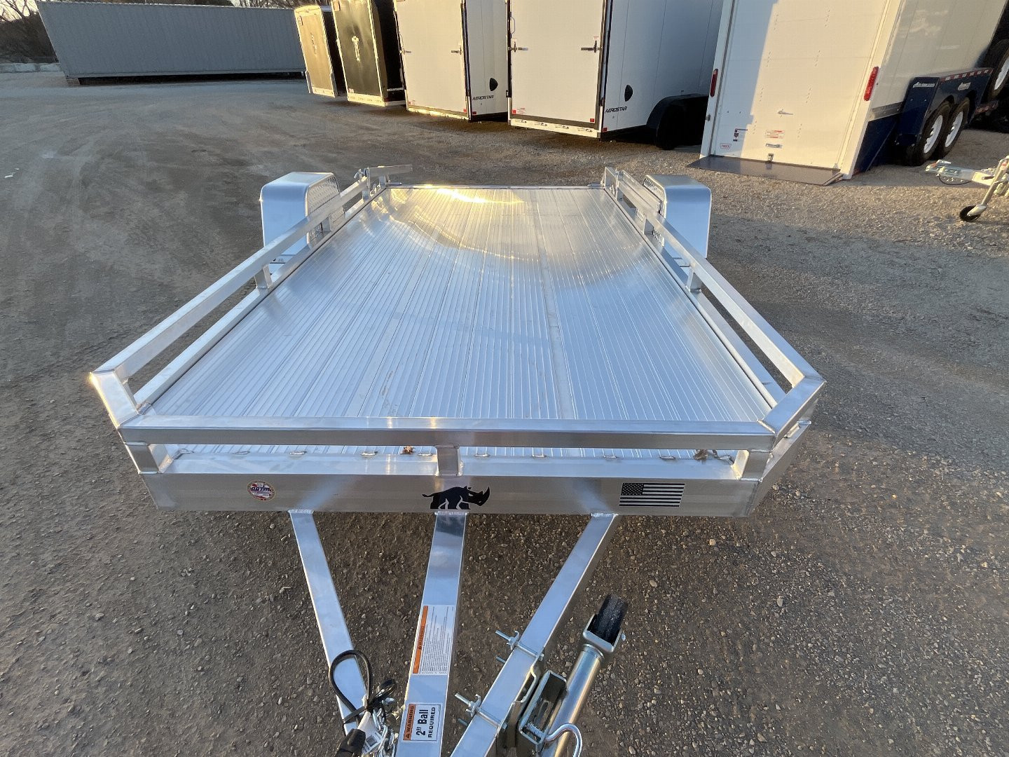 New 2025 Black Rhino Low Pro LPS7812A Aluminum ATV Trailer