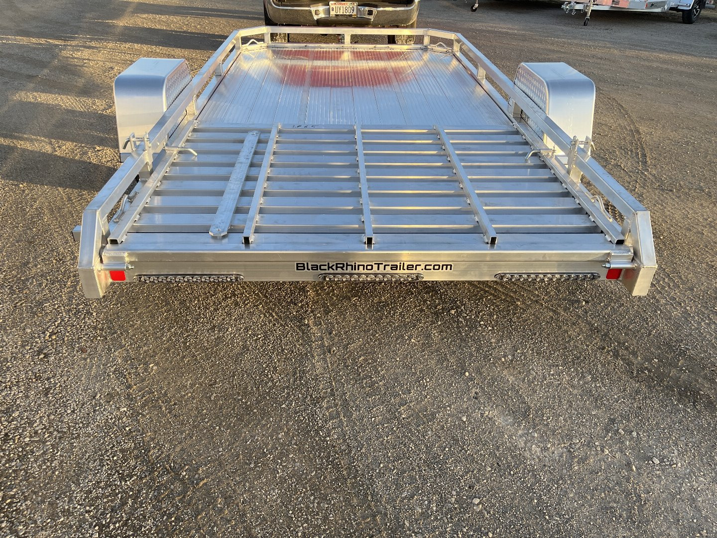 New 2025 Black Rhino Low Pro LPS7812A Aluminum ATV Trailer