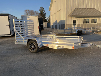 New 2025 Black Rhino Low Pro LPS7812A Aluminum ATV Trailer