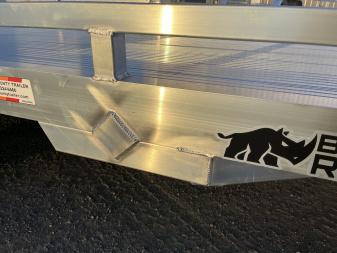 New 2025 Black Rhino Low Pro LPS7812A Aluminum ATV Trailer