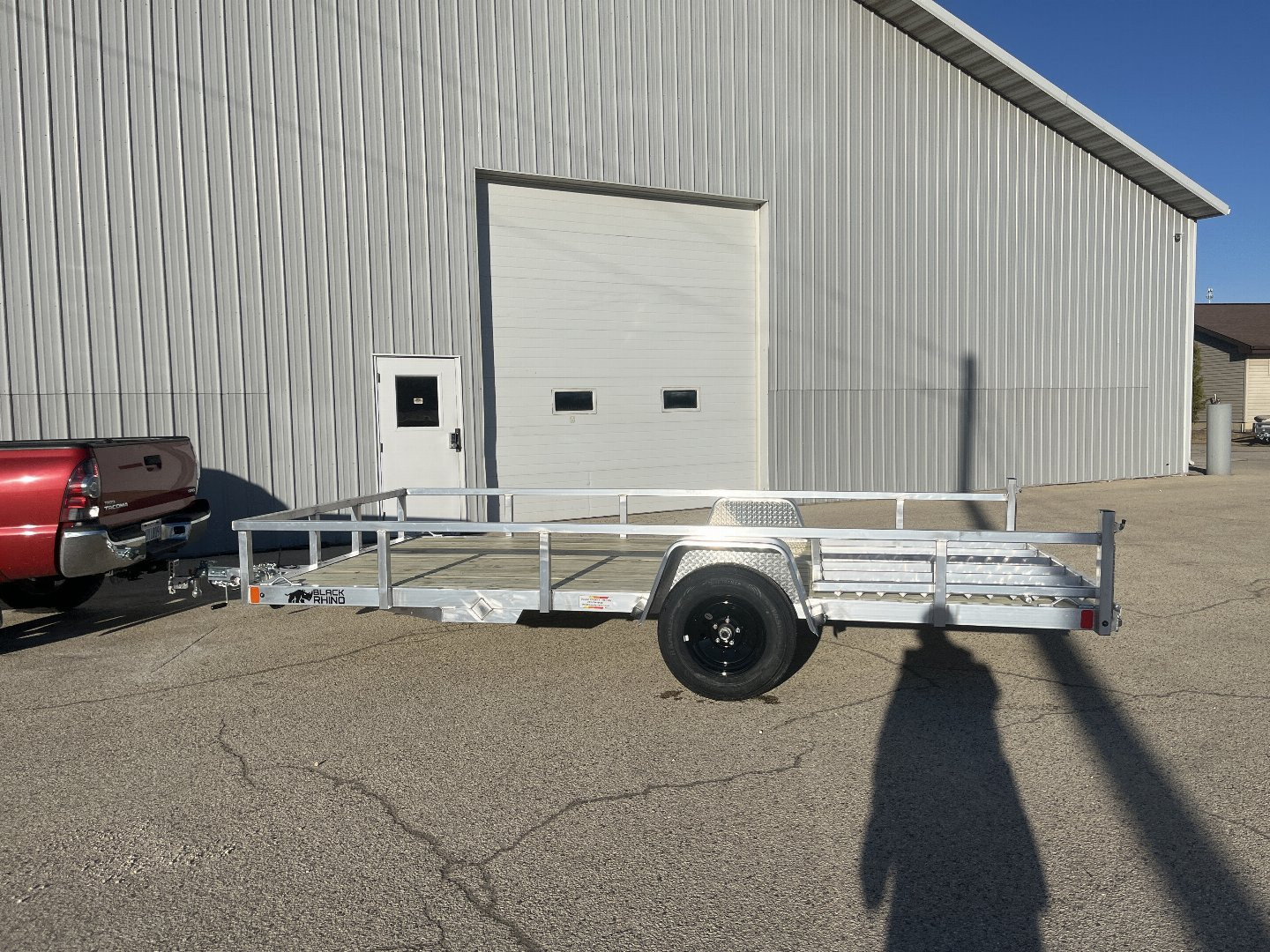 New 2025 Black Rhino EXS 7'x14' Aluminum Trailer