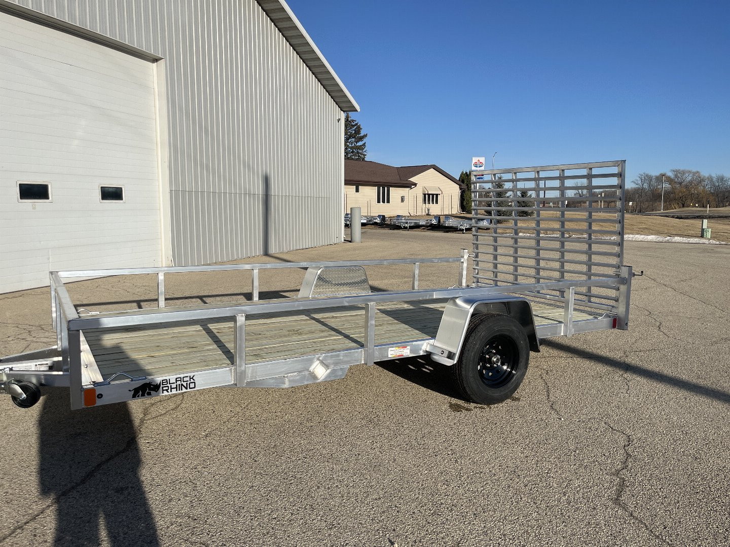 New 2025 Black Rhino EXS 7'x14' Aluminum Trailer