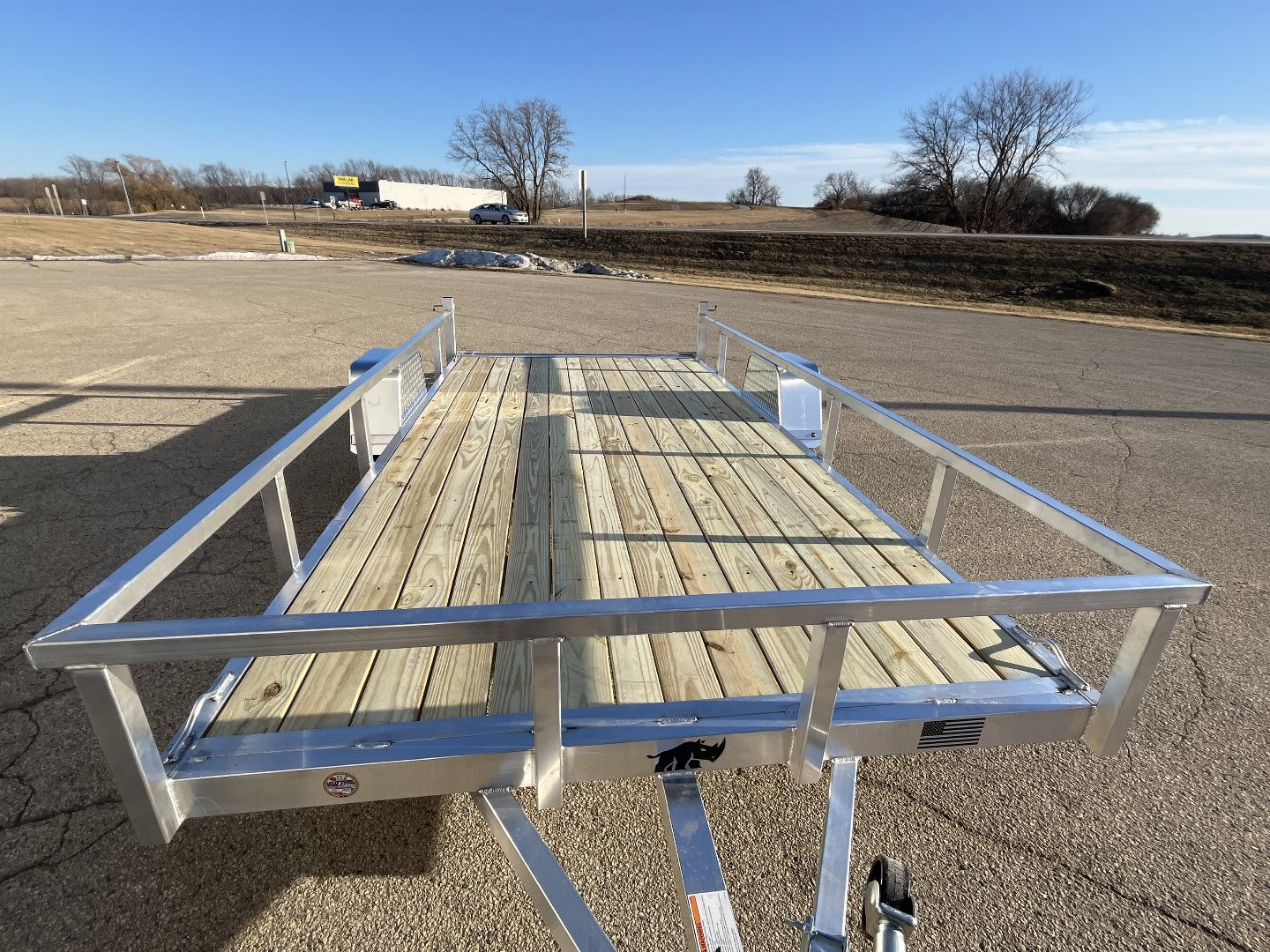 New 2025 Black Rhino EXS 7'x14' Aluminum Trailer