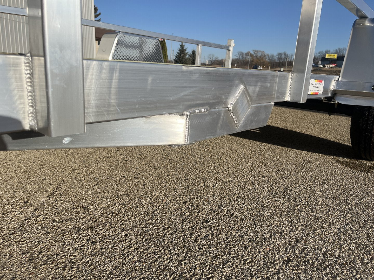 New 2025 Black Rhino EXS 7'x14' Aluminum Trailer