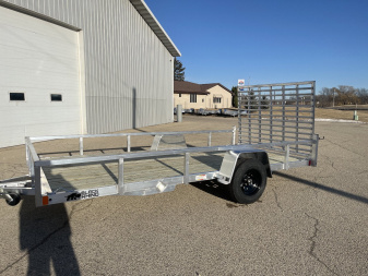 New 2025 Black Rhino EXS 7'x14' Aluminum Trailer