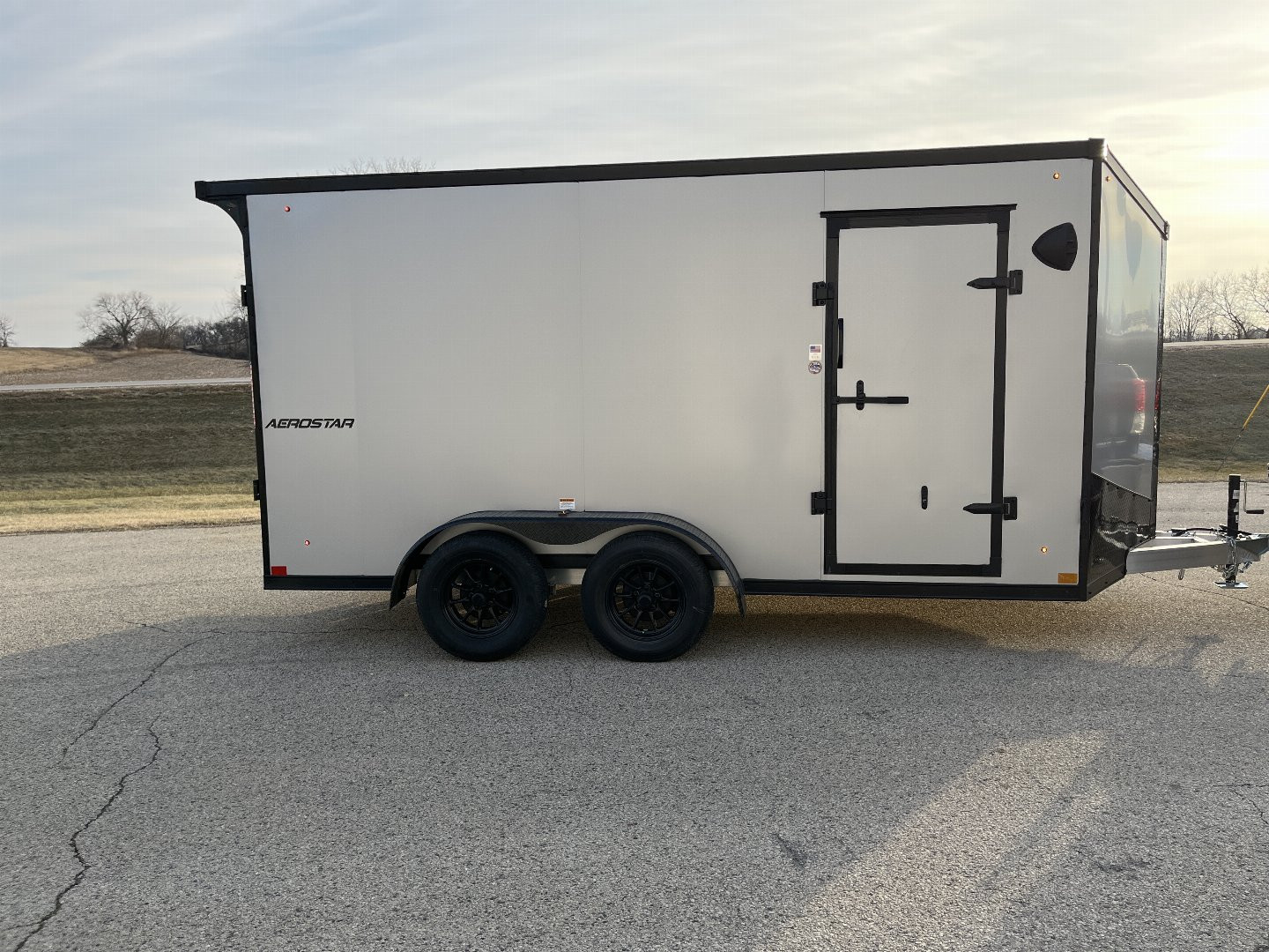 New 2025 Qualitec Aluminum 7x14'+30" Aerostar, by Stealth Cargo / Enclosed Trailer