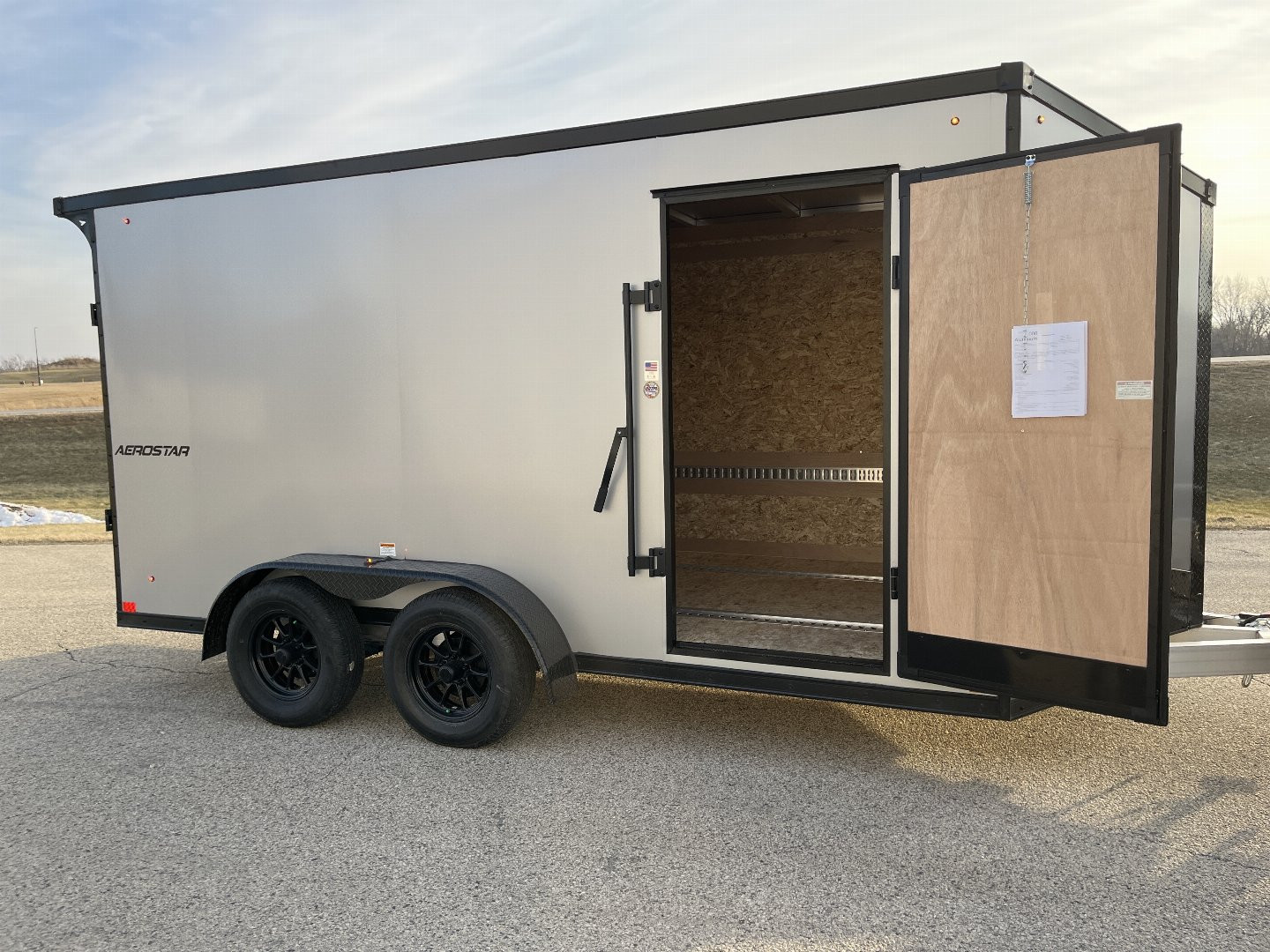 New 2025 Qualitec Aluminum 7x14'+30" Aerostar, by Stealth Cargo / Enclosed Trailer