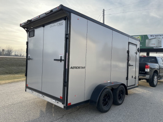 New 2025 Qualitec Aluminum 7x14'+30" Aerostar, by Stealth Cargo / Enclosed Trailer