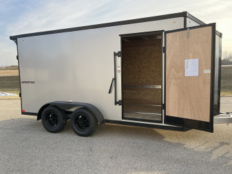 New 2025 Qualitec Aluminum 7x14'+30" Aerostar, by Stealth Cargo / Enclosed Trailer