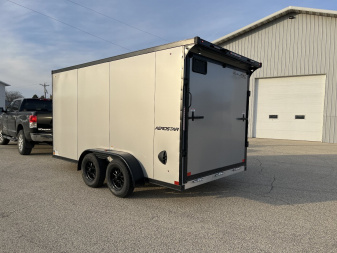 New 2025 Qualitec Aluminum 7x14'+30" Aerostar, by Stealth Cargo / Enclosed Trailer