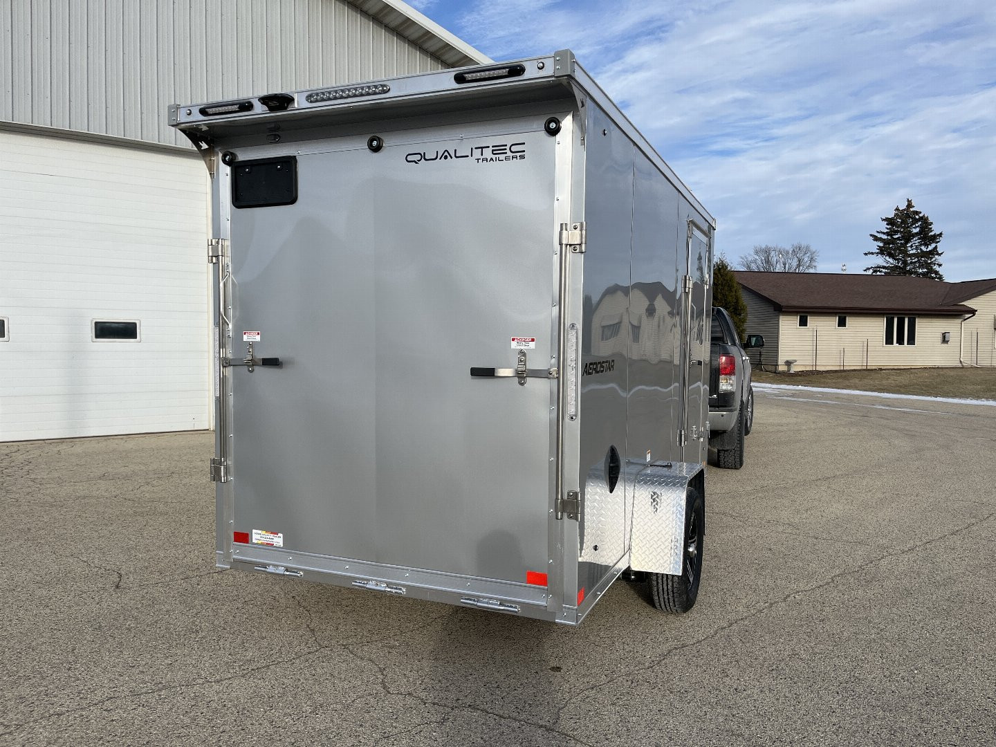 New 2025 Qualitec Aluminum 6'x12'+24"Aerostar, by Stealth Cargo / Enclosed Trailer