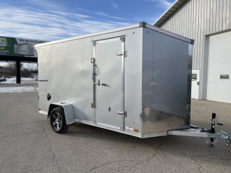New 2025 Qualitec Aluminum 6'x12'+24"Aerostar, by Stealth Cargo / Enclosed Trailer