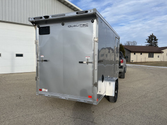 New 2025 Qualitec Aluminum 6'x12'+24"Aerostar, by Stealth Cargo / Enclosed Trailer
