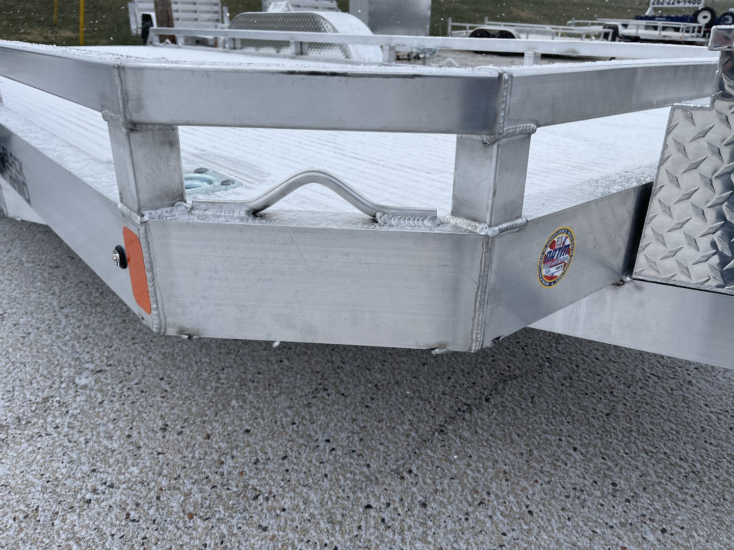 New 2025 Black Rhino LPT8118 Ramp Trailer w/ Toolbox