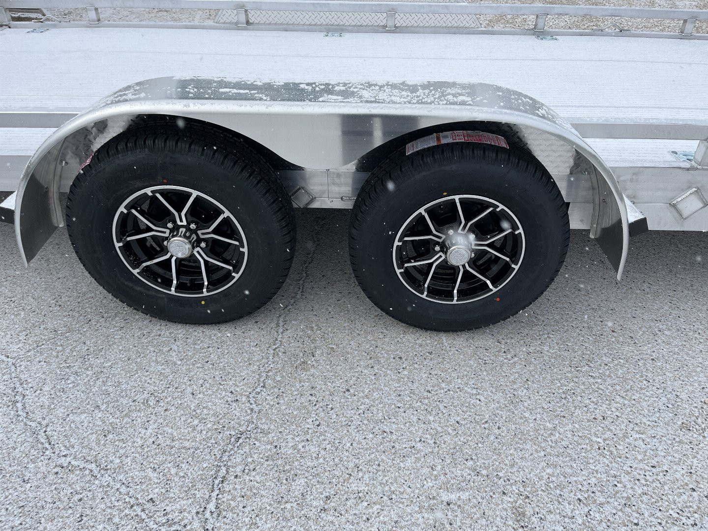 New 2025 Black Rhino LPT8118 Ramp Trailer w/ Toolbox