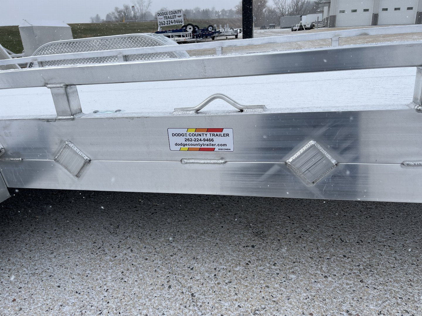 New 2025 Black Rhino LPT8118 Ramp Trailer w/ Toolbox