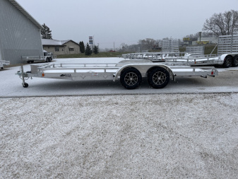 New 2025 Black Rhino LPT8118 Ramp Trailer w/ Toolbox