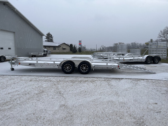 New 2025 Black Rhino LPT8118 Ramp Trailer w/ Toolbox