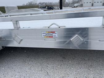 New 2025 Black Rhino LPT8118 Ramp Trailer w/ Toolbox