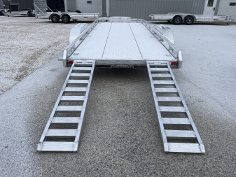 New 2025 Black Rhino LPT8118 Ramp Trailer w/ Toolbox