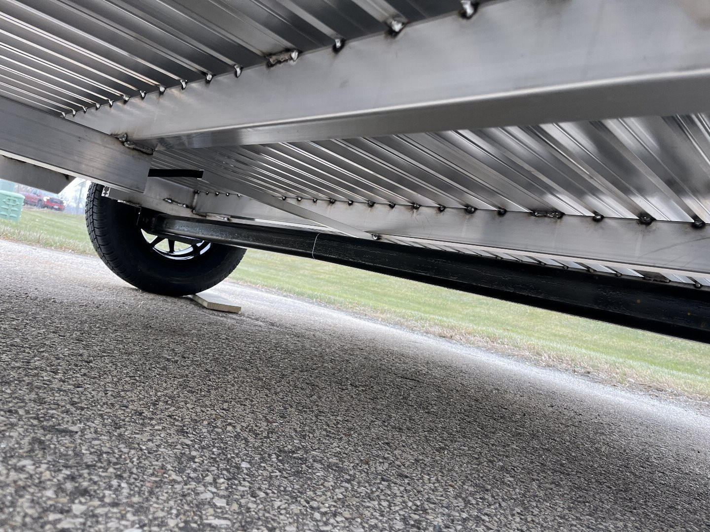 New 2025 Black Rhino Aluminum 74"x10' Low Profile LPS7810A (Demo) ATV Trailer