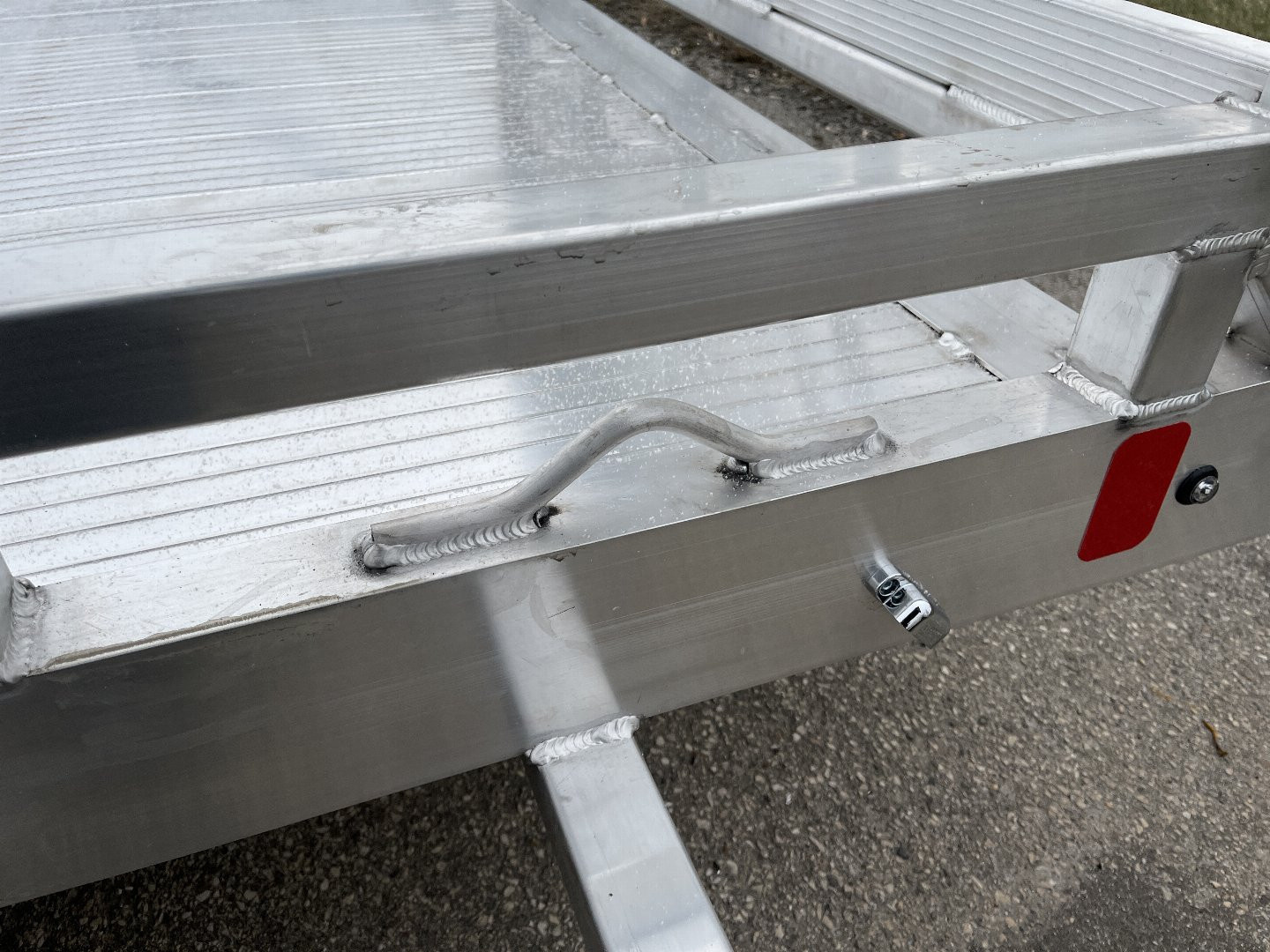 New 2025 Black Rhino Aluminum 74"x10' Low Profile LPS7810A (Demo) ATV Trailer