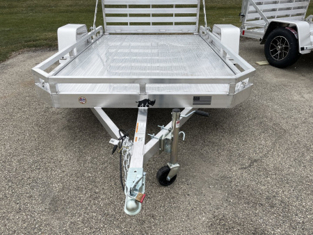New 2025 Black Rhino Aluminum 74"x10' Low Profile LPS7810A (Demo) ATV Trailer