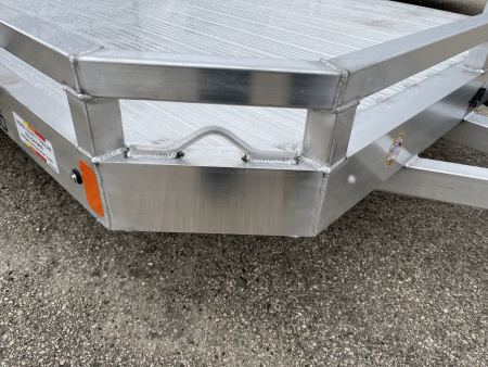 New 2025 Black Rhino Aluminum 74"x10' Low Profile LPS7810A (Demo) ATV Trailer
