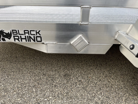 New 2025 Black Rhino Aluminum 74"x10' LPS7810A Low Profile w/ Bi-Fold Gate (ATV / UTV / Side by Side) ATV Trailer