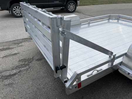 New 2025 Black Rhino Aluminum 74"x10' LPS7810A Low Profile w/ Bi-Fold Gate (ATV / UTV / Side by Side) ATV Trailer