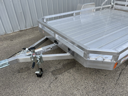 New 2025 Black Rhino Aluminum 74"x10' LPS7810A Low Profile w/ Bi-Fold Gate (ATV / UTV / Side by Side) ATV Trailer