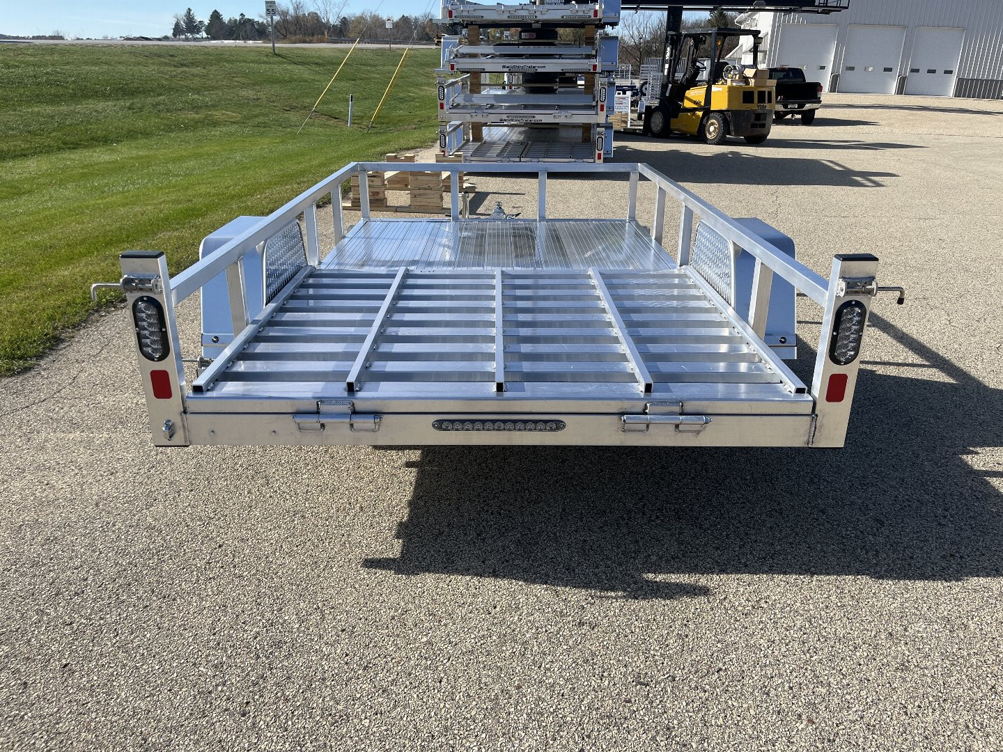 New 2025 Black Rhino LSS612A Aluminum Utility Trailer