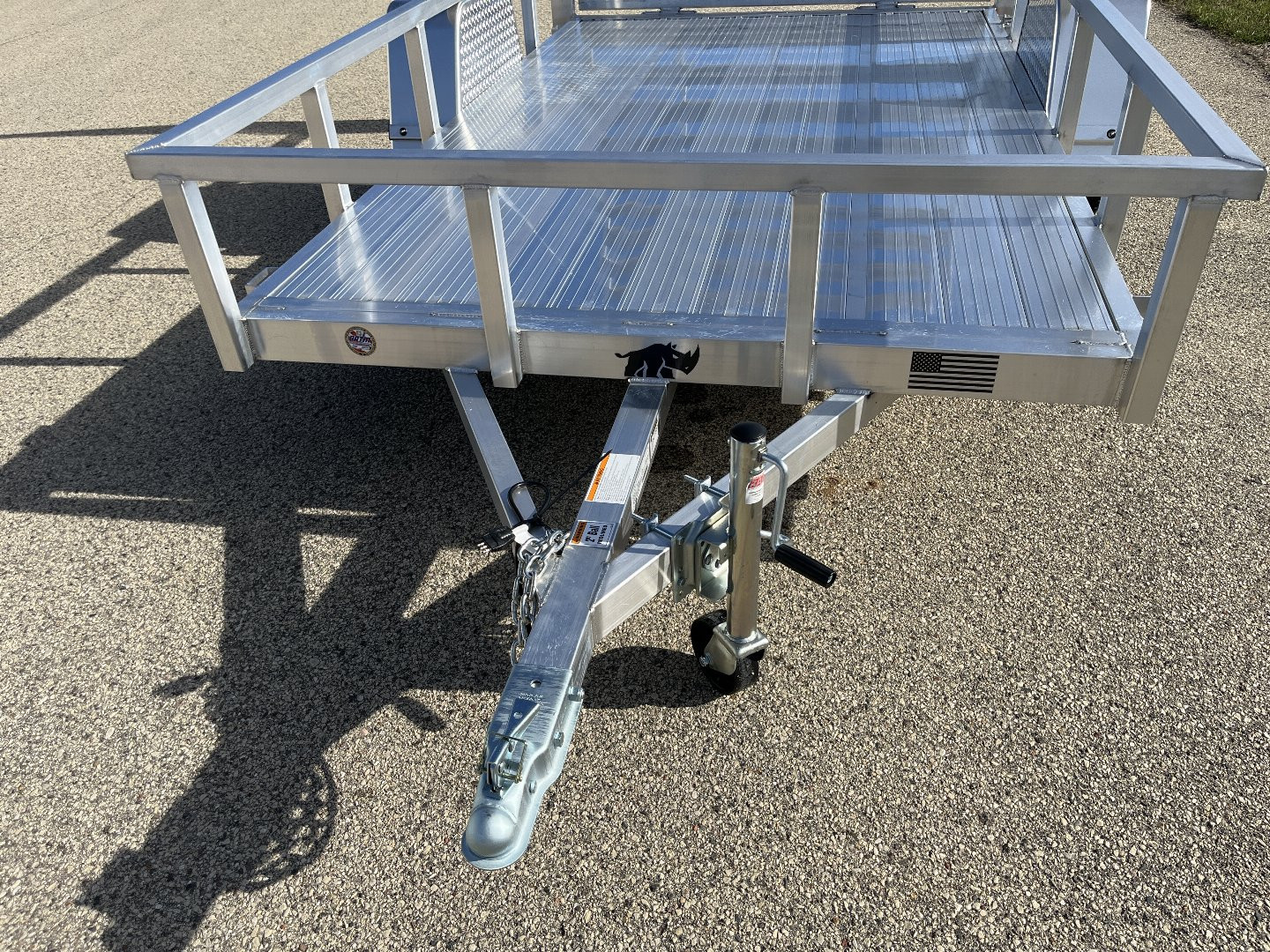 New 2025 Black Rhino LSS612A Aluminum Utility Trailer